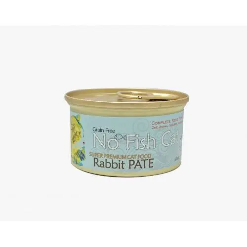 No Fish Cat 單一蛋白肉醬主食罐- 兔肉 85g